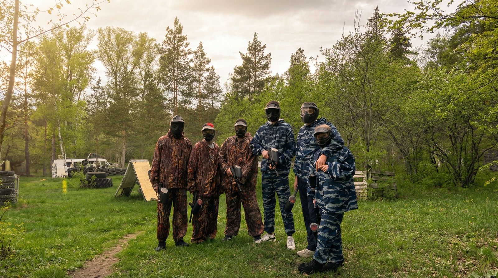 Пейнтбол в «Черёмушках»